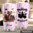 Personalized Drummer The Tempo Is Whatever I Say It Is Stainless Steel Tumbler Perfect Gifts For Drum Lover Tumbler Cups For Coffee/Tea, Great Customized Gifts For Birthday Christmas Thanksgiving