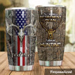 Personalized Deer Hunting American Flag I Plan On Hunting Stainless Steel Tumbler Perfect Gifts For Hunting Lover Tumbler Cups For Coffee/Tea, Great Customized Gifts For Birthday Christmas Thanksgiving