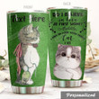 Personalized Cat Do I Believe In Love At First Sight Absolutely I Fell In Love With Every Cat I See Stainless Steel Tumbler, Tumbler Cups For Coffee/Tea, Great Customized Gifts For Birthday Christmas Thanksgiving