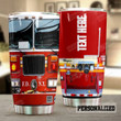 Personalized Firefighter Firetruck Stainless Steel Tumbler Perfect Gifts For Firefighter Tumbler Cups For Coffee/Tea, Great Customized Gifts For Birthday Christmas Thanksgiving