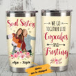Personalized Soul Sisters We Go Together Like Cupcake And Frosting Stainless Steel Tumbler, Tumbler Cups For Coffee/Tea, Great Customized Gifts For Birthday Christmas Thanksgiving