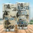 Personalized Sea Turtle Always Be Yourself Stainless Steel Tumbler Perfect Gifts For Sea Turtle Lover Tumbler Cups For Coffee/Tea, Great Customized Gifts For Birthday Christmas Thanksgiving