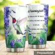 Personalized Hummingbird In Them We See The Beauty Stainless Steel Tumbler Perfect Gifts For Hummingbird Lover Tumbler Cups For Coffee/Tea, Great Customized Gifts For Birthday Christmas Thanksgiving