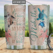 Personalized Ocean Turtle And Into The Ocean I Go To Lose My Mind And Find My Soul Stainless Steel Tumbler, Tumbler Cups For Coffee/Tea, Great Customized Gifts For Birthday Christmas Thanksgiving