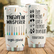 Personalized Vet Technician The Vein Whisper Stainless Steel Tumbler Perfect Gifts For Vet Technician Tumbler Cups For Coffee/Tea, Great Customized Gifts For Birthday Christmas Thanksgiving