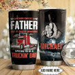 Personalized It Takes Someone Special To Be A Truckin' Dad 20 Oz Tumbler Cup For Coffee/Tea Stainless Tumbler Cup For Truckin' Dad Great Customized Tumbler Cup For Father's Day Thanksgiving Birthday