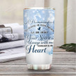 Personalized Hummingbird In My Heart Tumbler Cup Blue Stainless Steel Vacuum Insulated Tumbler 20 Oz Tumbler Remembrance Great Customized Gifts For Birthday Christmas Thanksgiving