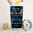 Personalized Dolphin We Only Get One Life Live It Stainless Steel Tumbler, Tumbler Cups For Coffee/Tea, Great Customized Gifts For Birthday Christmas Thanksgiving