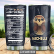 Otter Facts Kd4 Personalized Mda1112013 Stainless Steel Tumbler