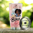 Beauty Black Women Personalized Tumbler Cup Black Don't Crack Pink Stainless Steel Insulated Tumbler 20 Oz Special Gifts For Girls Great Gifts For Birthday Christmas Coffee/ Tea Tumbler With Lid