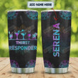 Personalized Mandala Bartender Thirst Responder Stainless Steel Tumbler Perfect Gifts For Bartender Lover 20 Oz Tumbler Cups For Coffee/Tea, Gifts For Birthday Christmas Thanksgiving
