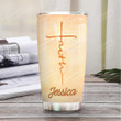 Personalized Jesus God Is My Father Stainless Steel Tumbler, Tumbler Cups For Coffee/Tea, Great Customized Gifts For Birthday Christmas Thanksgiving