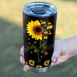Camera Sunflower Girl who Really Loved Sunflowers And Cameras Stainless Steel Tumbler, Tumbler Cups For Coffee/Tea, Great Customized Gifts For Birthday Christmas Thanksgiving