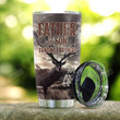 Personalized Hunting To My Dad Father & Son Hunting Partners For Life Stainless Steel Tumbler, Tumbler Cups For Coffee/Tea, Great Customized Gifts For Birthday Christmas Thanksgiving Father's Day