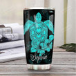 Personalized Sea Turtle Hibiscus Tumbler Cup Skip A Straw Save A Turtle Stainless Steel Insulated Tumbler 20 Oz Best Gifts For Birthday Christmas Thanksgiving Great Gifts For Turtle Lovers