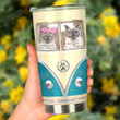Siamese cat Retro Stainless Steel Tumbler, Tumbler Cups For Coffee/Tea, Great Customized Gifts For Birthday Christmas Thanksgiving