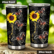 Horse You are my sunshine Stainless Steel Tumbler, Tumbler Cups For Coffee/Tea, Great Customized Gifts For Birthday Christmas Thanksgiving