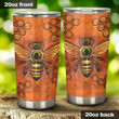 Bee Yourself Tumbler Sky Stainless Steel Tumbler, Tumbler Cups For Coffee/Tea, Great Customized Gifts For Birthday Christmas Thanksgiving