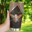 Bee Silver Metal Tumbler Stainless Steel Tumbler, Tumbler Cups For Coffee/Tea, Great Customized Gifts For Birthday Christmas Thanksgiving, Anniversary