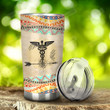Native American Health Symbol Pattern Stainless Steel Tumbler, Tumbler Cups For Coffee/Tea, Great Customized Gifts For Birthday Christmas Thanksgiving