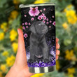 I'm Always With You Black Labrador Sitting Stainless Steel Tumbler, Tumbler Cups For Coffee/Tea, Great Customized Gifts For Birthday Christmas Thanksgiving