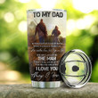 Deer Hunting Father And Son Tumbler Cup To My Dad I Love You  Stainless Steel Insulated Tumbler 20 Oz Best Gifts For Dad Great Gifts For Birthday Christmas Father's Day Gift Ideas