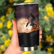BMX Under The Moon Stainless Steel Tumbler, Tumbler Cups For Coffee/Tea, Great Customized Gifts For Birthday Christmas Thanksgiving