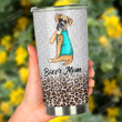 Boxer Mom Boxer Shows Tattoo Stainless Steel Tumbler, Tumbler Cups For Coffee/Tea, Great Customized Gifts For Birthday Christmas Thanksgiving