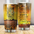Alpaca Sunflower You Are My Sunshine Stainless Steel Tumbler, Tumbler Cups For Coffee/Tea, Great Customized Gifts For Birthday Christmas Thanksgiving