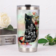 A Little Black Cat Goes With Everything Stainless Steel Tumbler, Tumbler Cups For Coffee/Tea, Great Customized Gifts For Birthday Christmas Thanksgiving