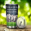At The End Of The Day You Smell Like Horses It's Been A Good Day Stainless Steel Tumbler, Tumbler Cups For Coffee/Tea, Great Customized Gifts For Birthday Christmas Thanksgiving