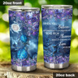 When You Believe Beyond What Your Eyes Can See Blue Turtles  Stainless Steel Tumbler, Tumbler Cups For Coffee/Tea, Great Customized Gifts For Birthday Christmas Thanksgiving Memorial