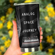 Analog Space Journey Stainless Steel Tumbler, Tumbler Cups For Coffee/Tea, Great Customized Gifts For Birthday Christmas Thanksgiving