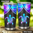 Colored Turtle Stainless Steel Tumbler, Tumbler Cups For Coffee/Tea, Great Customized Gifts For Birthday Christmas Thanksgiving