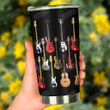 Guitars And Electric Guitars Image Stainless Steel Tumbler, Tumbler Cups For Coffee/Tea, Great Customized Gifts For Birthday Christmas Thanksgiving