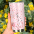 Pink Stethoscope Stainless Steel Tumbler, Tumbler Cups For Coffee/Tea, Great Customized Gifts For Birthday Christmas Thanksgiving