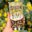 Salon Diva Leopard Skins Hairstylist Stuffs Stainless Steel Tumbler, Tumbler Cups For Coffee/Tea, Great Customized Gifts For Birthday Christmas Thanksgiving