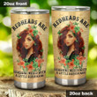 Redhead Girl Smiling Mixed With A Little Hurrican eStainless Steel Tumbler, Tumbler Cups For Coffee/Tea, Great Customized Gifts For Birthday Christmas Thanksgiving