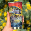 Fish Being Hooked Stainless Steel Tumbler, Tumbler Cups For Coffee/Tea, Great Customized Gifts For Birthday Christmas Thanksgiving