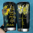 Personalized Sunflower I Choose To Find Joy Stainless Steel Tumbler, Tumbler Cups For Coffee/Tea, Great Customized Gifts For Birthday Christmas Thanksgiving