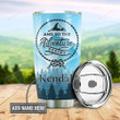 Personalized Scout Camping The Adventure Begins Stainless Steel Tumbler, Tumbler Cups For Coffee/Tea, Great Customized Gifts For Birthday Christmas Thanksgiving