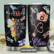 CNA Dragonfly Personalized Tumbler Cup She Believed She Could So She Did Stainless Steel Insulated Tumbler 20 Oz Tumbler For Dragonfly Lovers Best Gifts For Birthday Christmas Thanksgiving