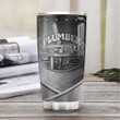 Personalized Plumber Metal Style Tumbler Cup Stainless Steel Vacuum Insulated Tumbler 20 Oz Best Gifts For Plumber Great Customized Gifts For Birthday Christmas Thanksgiving Coffee/ Tea Tumbler