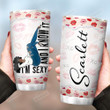 Sexy Lips Black Women Personalized Tumbler Cup I'm Sexy I Know It Stainless Steel Insulated Tumbler 20 Oz Best Gifts For Girls Great Gifts For Birthday Christmas Thanksgiving Coffee/ Tea Tumbler