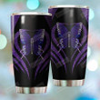Purple Butterfly Stainless Steel Tumbler, Tumbler Cups For Coffee/Tea, Great Customized Gifts For Birthday Christmas Thanksgiving