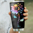 Sunflower Mandala Sign Language Tumbler Cup You Are My Sunshine Stainless Steel Vacuum Insulated Tumbler 20 Oz Great Customized Gifts For Birthday Christmas Thanksgiving Coffee/ Tea Tumbler