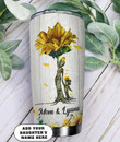 Sunflower Butterfly Momy Personalized Tumbler Cup To My Sunflower Daughter Stainless Steel Insulated Tumbler 20 Oz Gift Ideas From Mom To Daughter Best Gifts For Birthday Christmas
