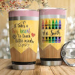 Teacher Personalized Tumbler Cup It Take A Big Heart To Teach Little Minds Stainless Steel Insulated Tumbler 20 Oz Great Customized Gifts For Birthday Christmas Thanksgiving Coffee Tumbler