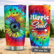 Hippie Soul Personalized Tumbler Cup, Colorful Stainless Steel Vacuum Insulated Tumbler 20 Oz, Perfect Gifts For Hippie Lovers, Coffee/ Tea Tumbler, Best Gifts For Birthday Christmas Gift