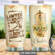 Personalized Lawyer Someone Who Solves A Problem Stainless Steel Tumbler, Tumbler Cups For Coffee/Tea, Great Customized Gifts For Birthday Christmas Thanksgiving